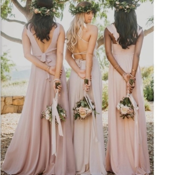 NWT Godshaw Goddess Beige Maxi Boho Dress - Picture 2 of 9